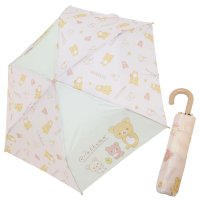 cinemacollection/シネマコレクション cinemacollection リラックマ 折りたたみ傘 折り畳み傘 ナチュラル サンエックス ジェイズプランニング 折畳傘 子供 女の子/508221033