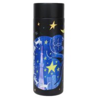 cinemacollection/シネマコレクション cinemacollection おかべてつろう 保温保冷水筒 ステンレスボトル 300ml 夜の街をみんなでお散歩 東亜金属 マイボトル /506884484