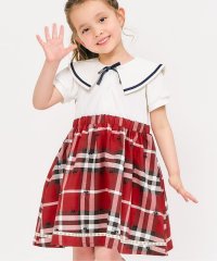 apres les cours/tiny bearセーラー衿ドッキングワンピース/508013492