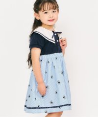 apres les cours/tiny bearセーラー衿ドッキングワンピース/508013492