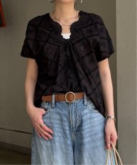 LBC/エルビーシー LBC フリンジスカラップレースカーデBL/508153258