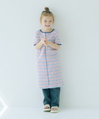 green label relaxing （Kids）/カット マルチボーダーTシャツ ワンピース  / キッズ  100cm－130cm/508180676
