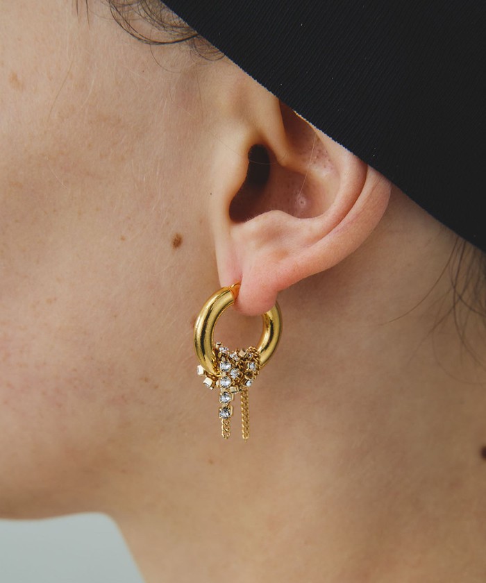 高品質 loni＞Bijou chain ピアス(508209992) | ビューティーアンド アクセサリー