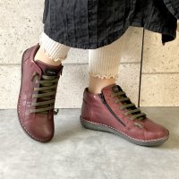 CHACAL/チャコール CHACAL 【スペイン製】レザー レースアップ ミドル丈シューズ/508214296