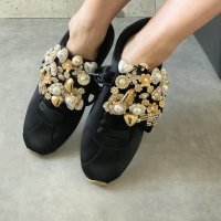 Jeffrey Campbell/ジェフリーキャンベル Jeffrey Campbell キラキラ ビジュースニーカー/508214297