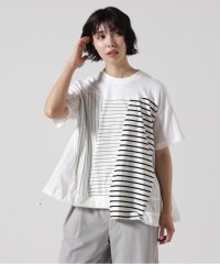 RoyalFlash/AULA AILA/アウラアイラ/BORDER COMBINATION T－SHIRT/508216105