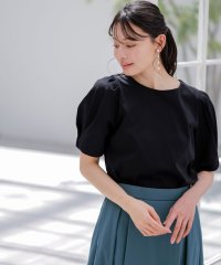 any SiS L/【撥水・汗ジミ防止・UVケア・洗える】スーピマスムース 袖タック Tシャツ/508218273
