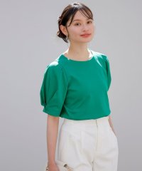any SiS L/【撥水・汗ジミ防止・UVケア・洗える】スーピマスムース 袖タック Tシャツ/508218273