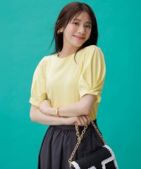 anySiS/【撥水・汗ジミ防止・UVケア・洗える】スーピマスムース 袖タック Tシャツ/508218276