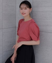 any SiS S/【撥水・汗ジミ防止・UVケア・洗える】スーピマスムース 袖タック Tシャツ/508218279