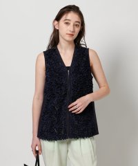 UNITED ARROWS/フラワー チュール ニットベスト/508218508