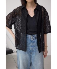 AZUL by moussy/レース半袖シャツ/508218579