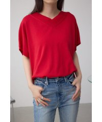AZUL by moussy/Vネックワイドルーズニット/508218586