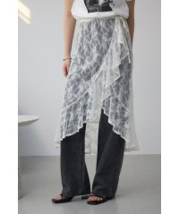 AZUL by moussy/2WAYレースラッフルフリルスカート/508218591