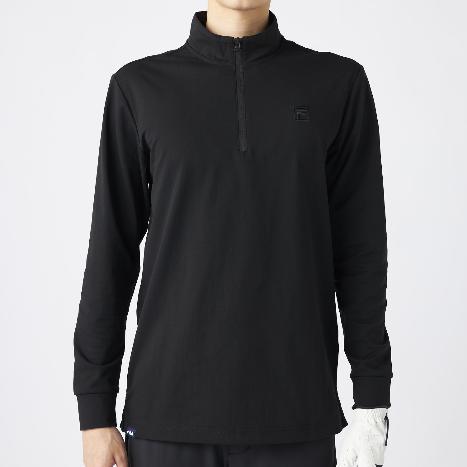 大人も着やすいシンプルファッション フィラ FILA ハーフジップ長袖シャツ(508221374) | フィラ(FILA レディースウェア