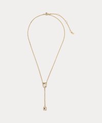 LAUREN RALPH LAUREN/ゴールドプレーテッド ストーン ラリアット ネックレス/508221403