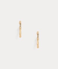 LAUREN RALPH LAUREN/ゴールドプレーテッド テクスチャード フープ ピアス/508221409