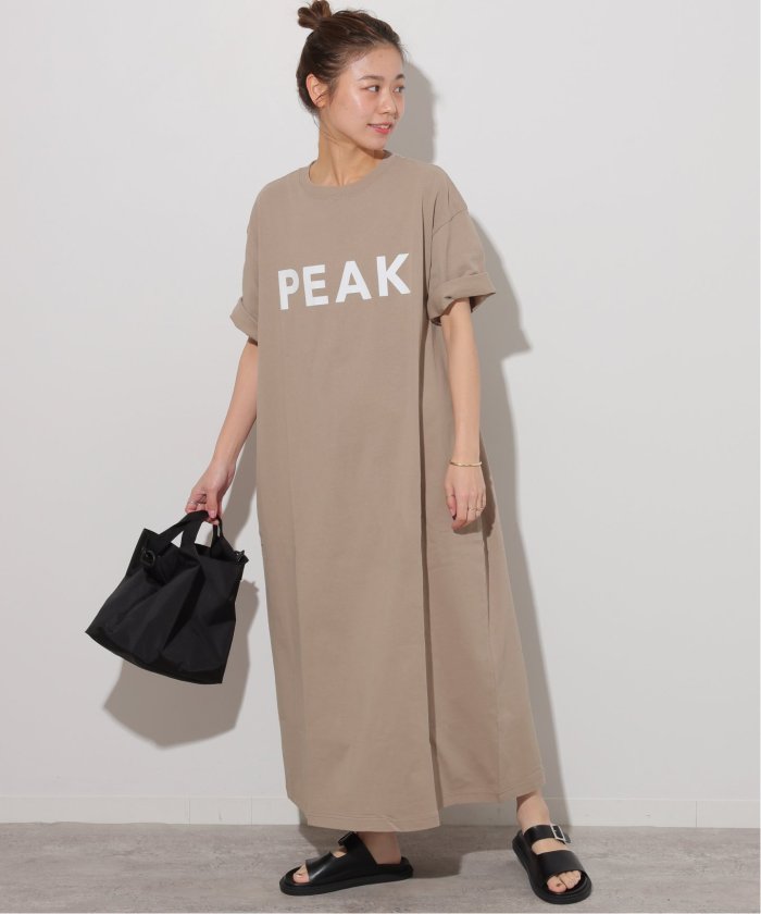 ジャーナルスタンダードレリューム☆Snow Peak別注ワンピース 追加2》別注【Snow Peak/スノーピーク】Tシャツワンピース