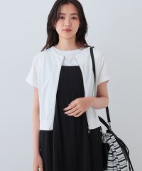 INDIVI/【洗える】ブルゾン風ジップニットベスト/508222116