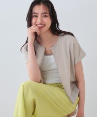 INDIVI/【洗える】ブルゾン風ジップニットベスト/508222116