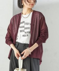 SHIPS WOMEN/〈手洗い可能〉18G コットン ナイロン Vネック 1 ボタン カーディガン/508222203