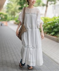 Spick & Span/《WEB限定追加2予約》HYUレースギャザーワンピース/508222208