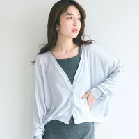 coca/コカ coca シアージョーゼットカーディガン/508222243