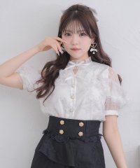 ROJITA/ロジータ ROJITA ラッフル花柄ブラウス/508222245