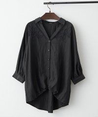 NICE CLAUP/OLIVE des OLIVE OUTLET/コード刺繍タケノコタックブラウス/508222281