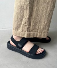 ORiental TRaffic/【Fit meサンダル】2025春夏新作 ニットダブルベルトサンダル/55208/508222286
