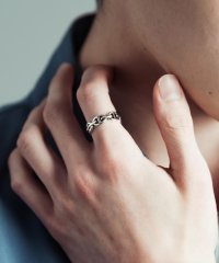 Rocky Monroe/ロッキーモンロー Rocky Monroe リング シルバー 指輪 メンズ レディース ペアアクセサリー フリー サイズ調整可能 合金 シンプル カジュアル 韓/508222290