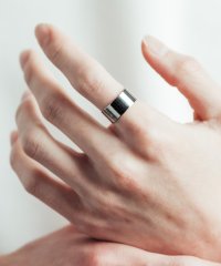 Rocky Monroe/ロッキーモンロー Rocky Monroe リング シルバー 指輪 メンズ レディース ペアアクセサリー フリー サイズ調整可能 合金 シンプル カジュアル 韓/508222290