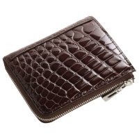 sankyoshokai/サンキョウショウカイ 三京商会 クロコダイルレザー L字ファスナー財布/508222291