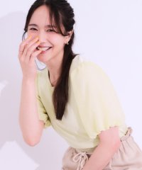 SHOO・LA・RUE　DRESKIP/シューラルー／ドレスキップ SHOO・LA・RUE/DRESKIP 【シューアイス】袖シアーバルーントップス/508222293