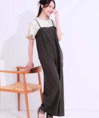 SHOO・LA・RUE　DRESKIP/【S－LL】Iラインですっきり見え 大人見えサロペット/508222296