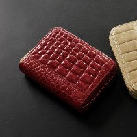 sankyoshokai/サンキョウショウカイ 三京商会 クロコダイルレザーミニ財布/508222303