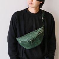 sankyoshokai/サンキョウショウカイ 三京商会 ダイヤモンドパイソンレザー ボディバッグ 肩掛け 斜め掛け(06001826r)/508222350