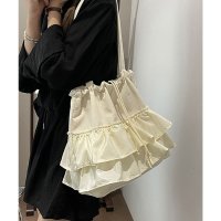 miniministore/ミニミニストア miniministore ティアードフリルトートバッグ キャンバス/508222375