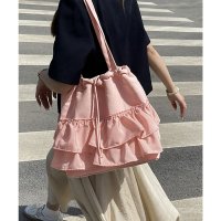 miniministore/ミニミニストア miniministore ティアードフリルトートバッグ キャンバス/508222375