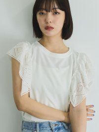 VICKY/ビッキー VICKY 【消臭機能】レース切り替えカットトップス≪手洗い可能≫/508222507