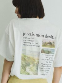 VICKY/ビッキー VICKY バックプリントオーバーサイズTシャツ≪手洗い可能≫/508222508