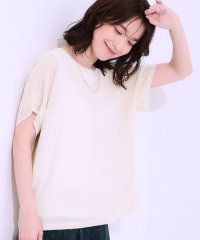 SHOO・LA・RUE/【S－LL/2点セット】涼やかに楽に決まる タンクトップ＋編み柄ニットセット/508222571
