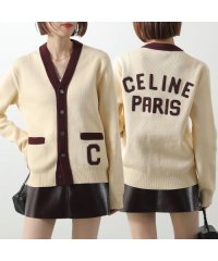 CELINE/セリーヌ CELINE CELINE カレッジカーディガン RV08I192W リブ/508222669