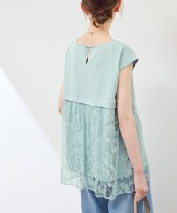 ROPE' PICNIC/【UVカット・接触冷感】レースドッキングカットトップス/508222673