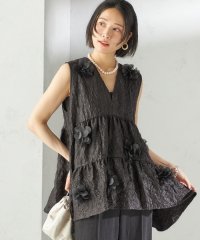 SHIPS WOMEN/TORRAZZO DONNA:〈手洗い可能〉フラワー ティアード ブラウス/508222687