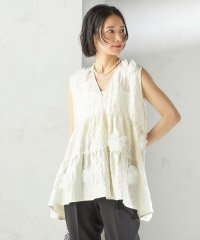 SHIPS WOMEN/TORRAZZO DONNA:〈手洗い可能〉フラワー ティアード ブラウス/508222687