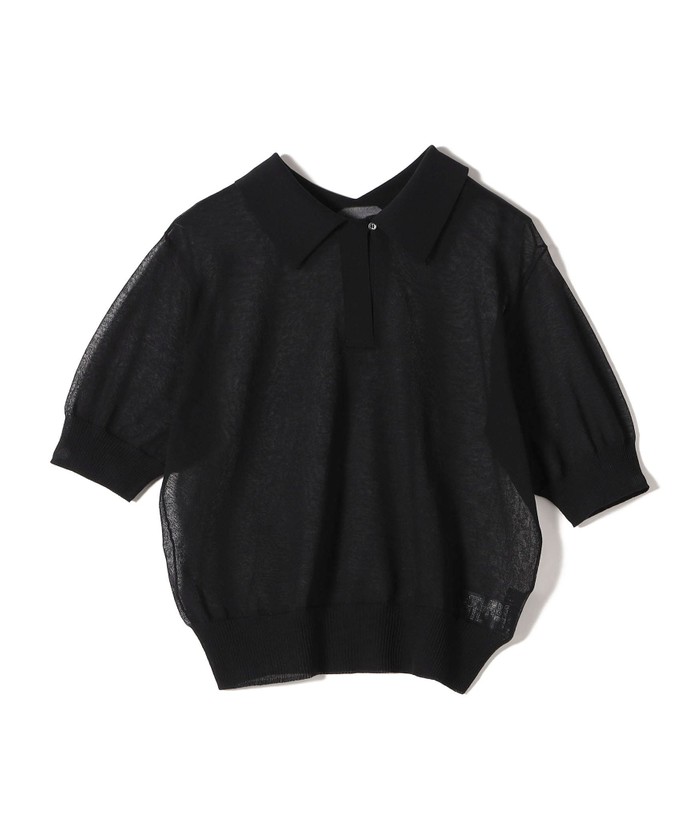 SHIPS Primary Navy Label:<手洗い可能>NOIR ワイド プル