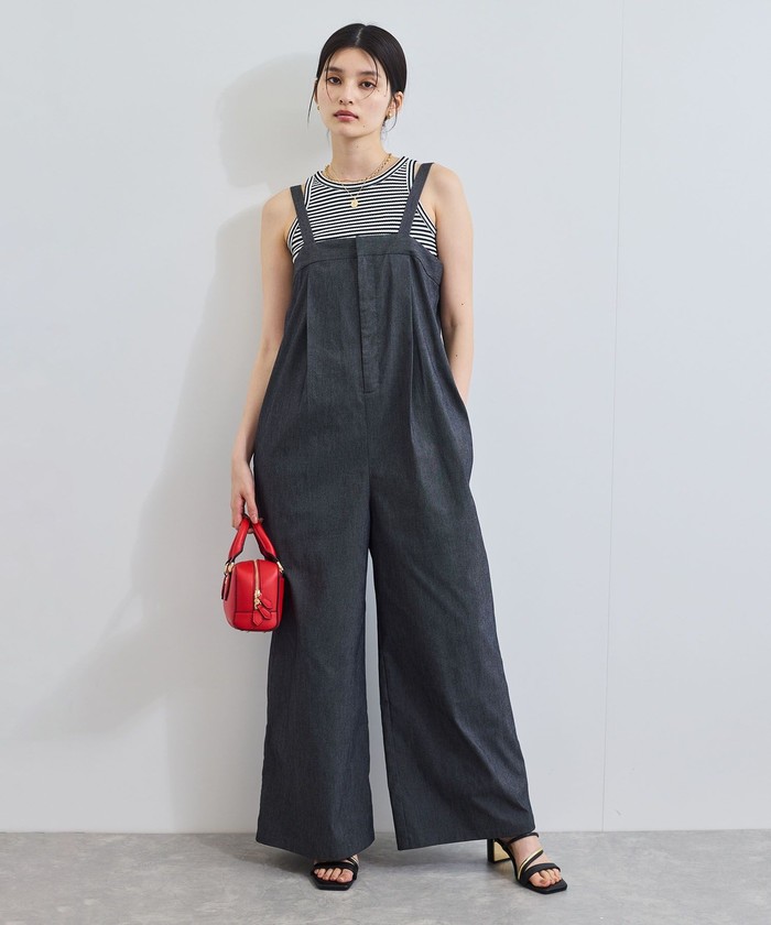 YAMADAYA【Aga Black】　キャミソールオールインワン Aga Blackのオールインワンの商品一覧｜ファッション通販の