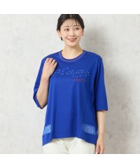 MISSEL/【洗える】Plage刺繍Tシャツ/508222825