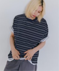 B.C STOCK/C.B.P ボーダークルーネック半袖Tシャツ/508222839